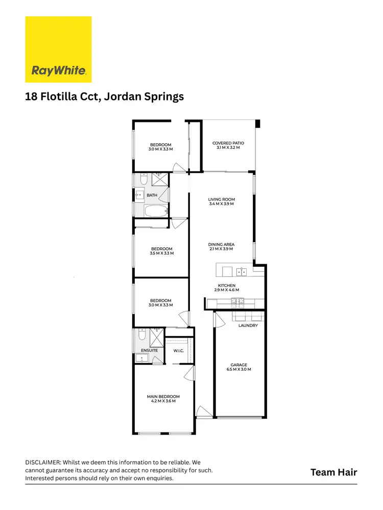 Floorplan of Homely house listing, 18 Flotilla Circuit, Jordan Springs NSW 2747