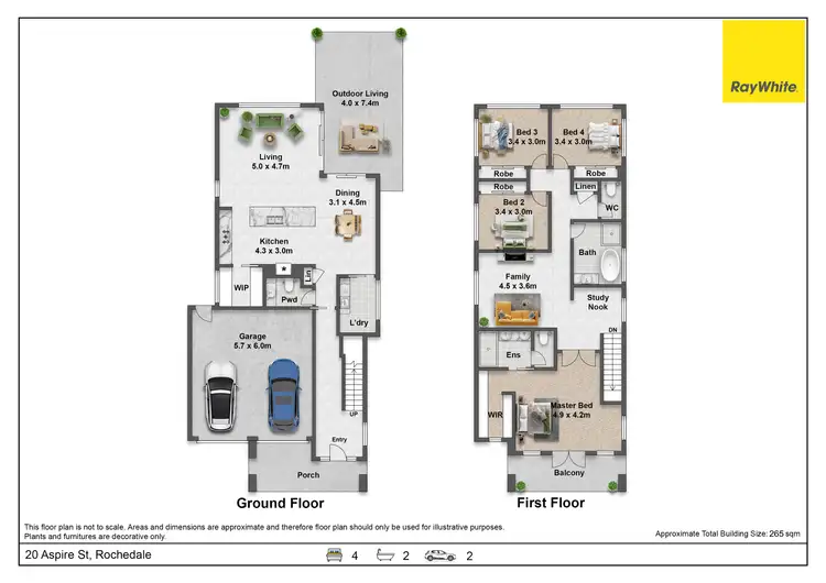 Floorplan of Homely house listing, 20 Aspire Street, Rochedale QLD 4123