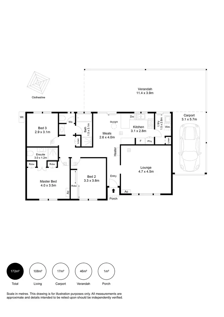 Floorplan of Homely house listing, 71A Mcdonnell Avenue, West Hindmarsh SA 5007
