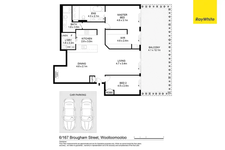 Floorplan of Homely apartment listing, 6/167-183 Brougham Street, Woolloomooloo NSW 2011
