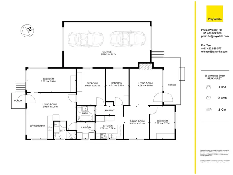 Floorplan of Homely house listing, 36 Lawrence Street, Peakhurst NSW 2210