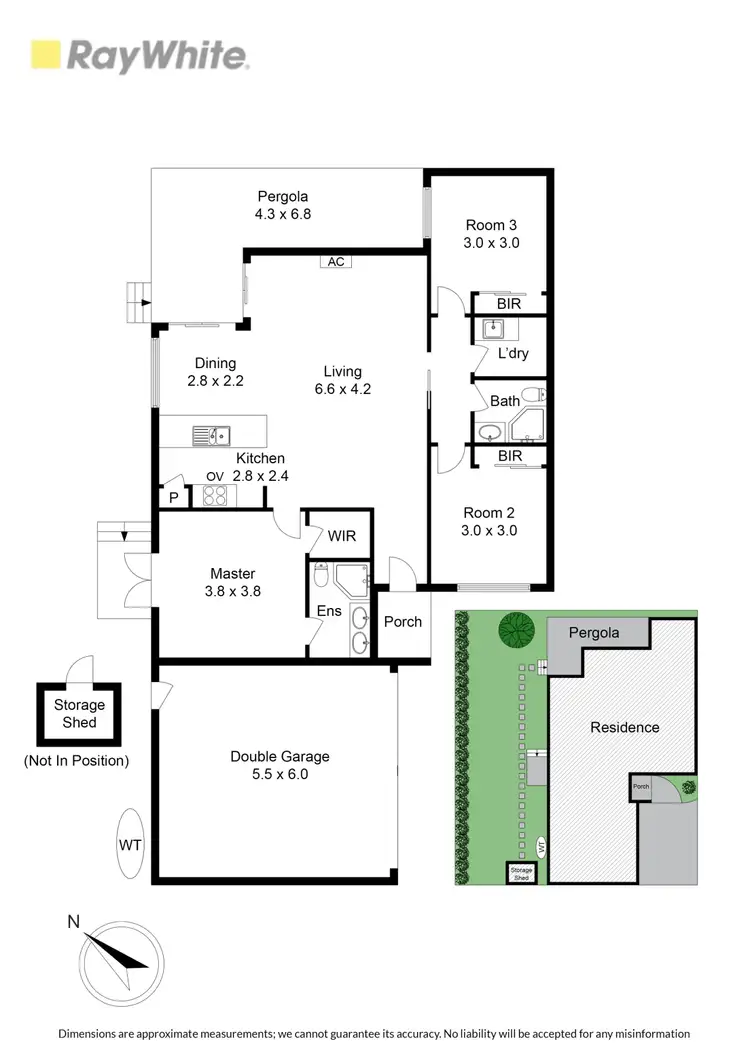 Floorplan of Homely townhouse listing, 3/14B Brighton Street, Frankston South VIC 3199