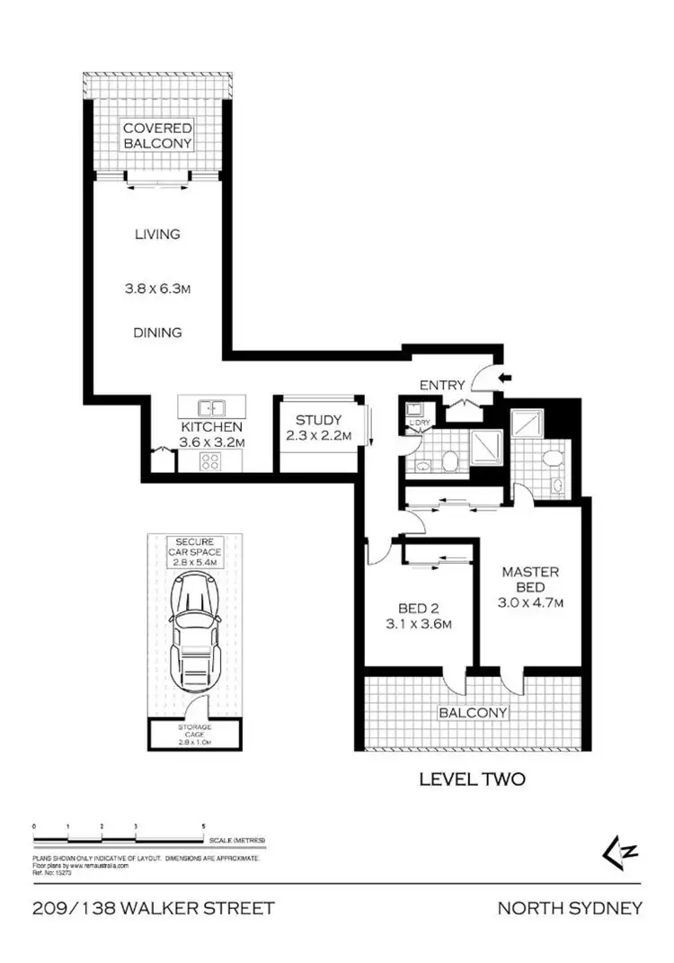 Floorplan of Homely other listing, 209/138 Walker Street, North Sydney NSW 2060