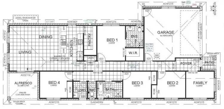 Floorplan of Homely house listing, 23 Caspian Circuit, Woongarrah NSW 2259