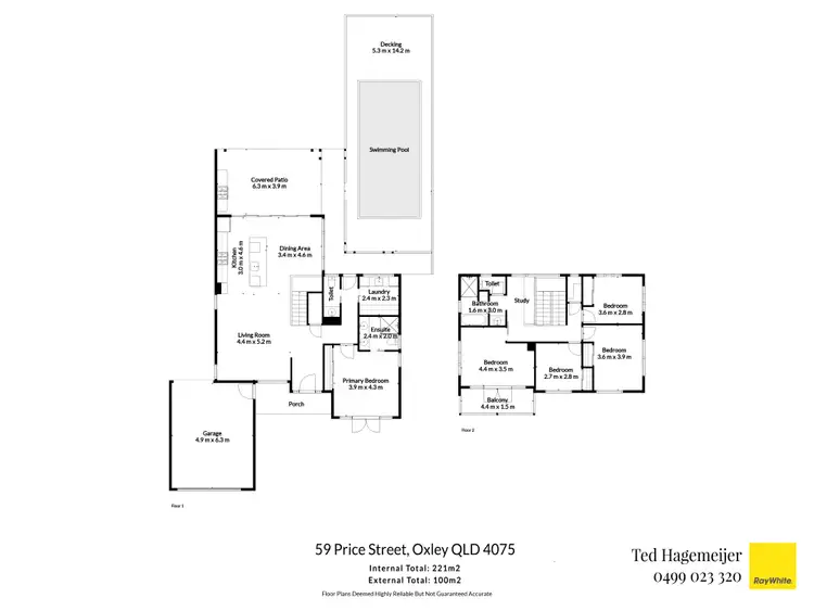 Floorplan of Homely house listing, 59 Price Street, Oxley QLD 4075
