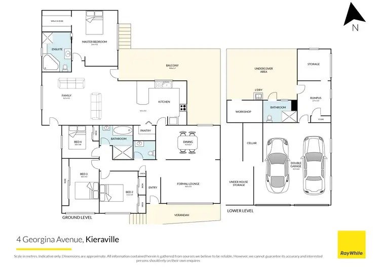Floorplan of Homely house listing, 4 Georgina Avenue, Keiraville NSW 2500