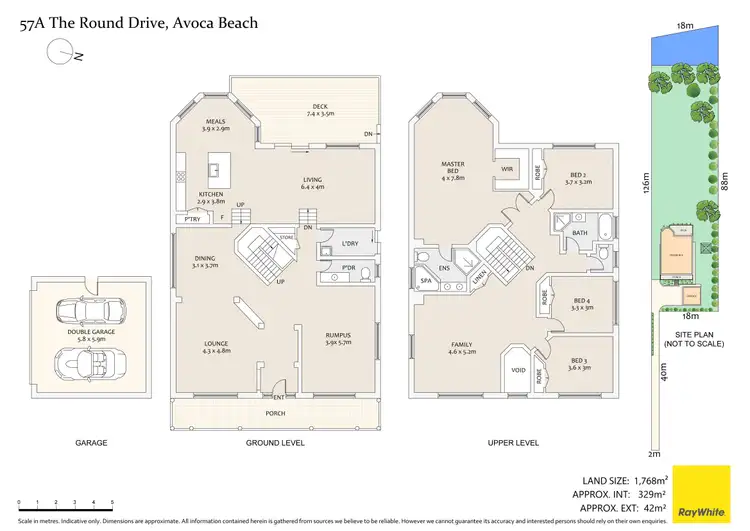 Floorplan of Homely house listing, 57A The Round Drive, Avoca Beach NSW 2251