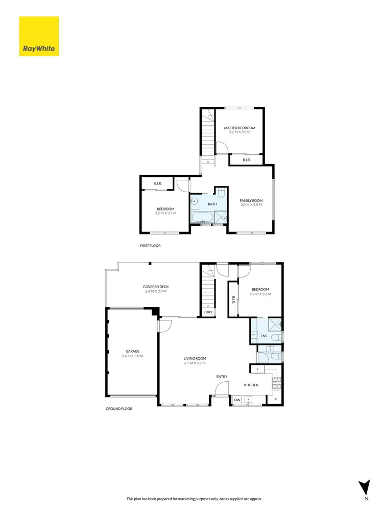 Floorplan of Homely townhouse listing, 1/31 O'Connor Street, Reservoir VIC 3073