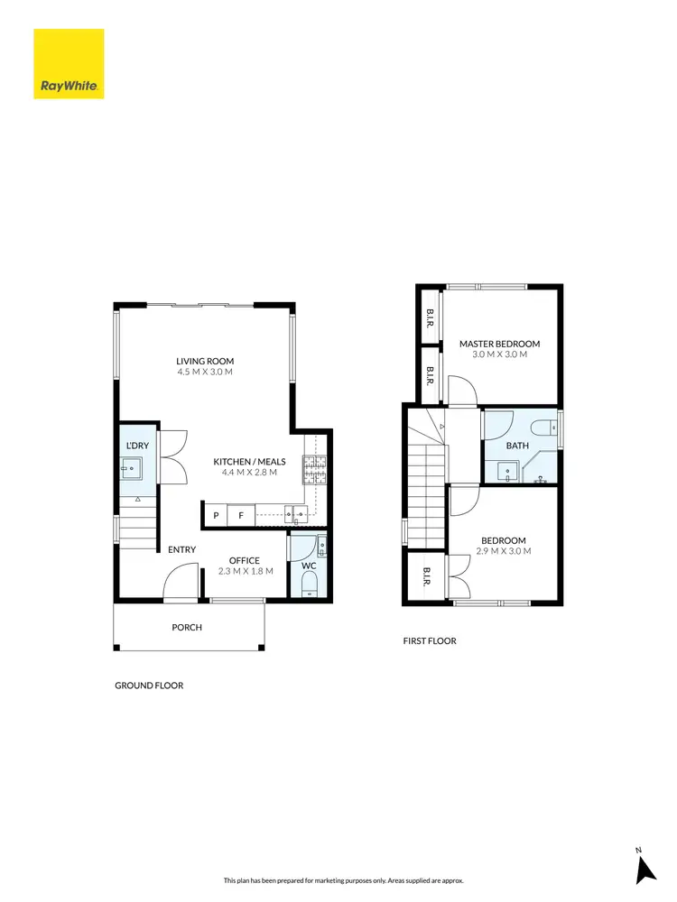 Floorplan of Homely townhouse listing, 5/62 Northernhay Street, Reservoir VIC 3073