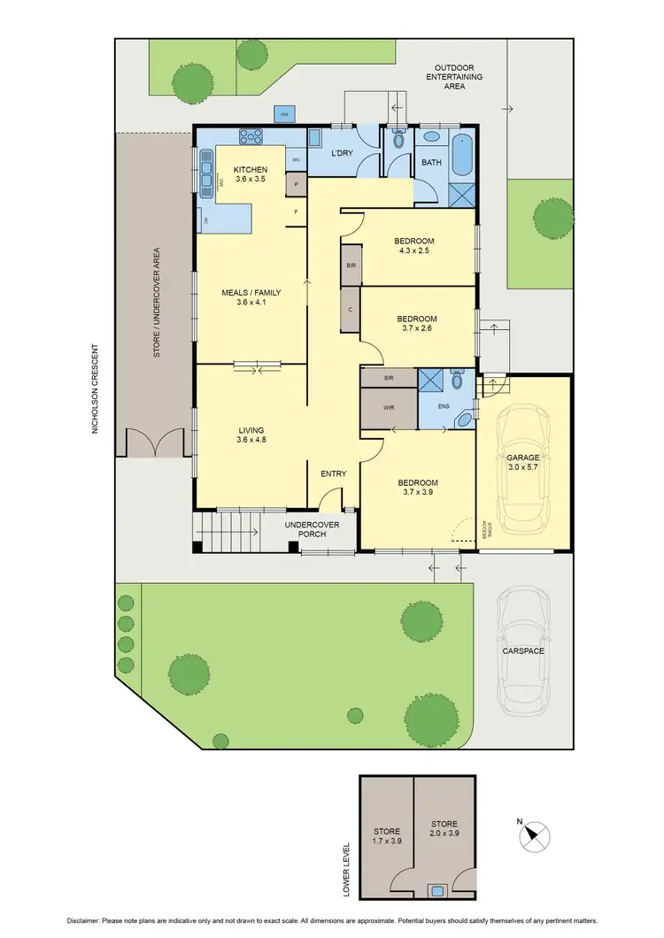 Floorplan of Homely house listing, 1 Eildon Court, Meadow Heights VIC 3048