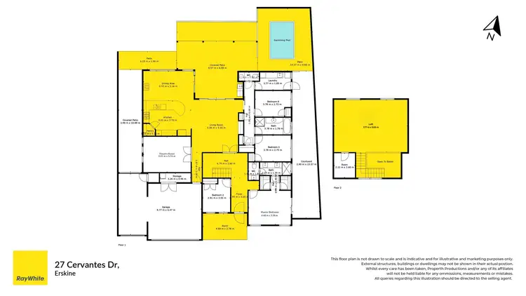 Floorplan of Homely house listing, 27 Cervantes Drive, Erskine WA 6210