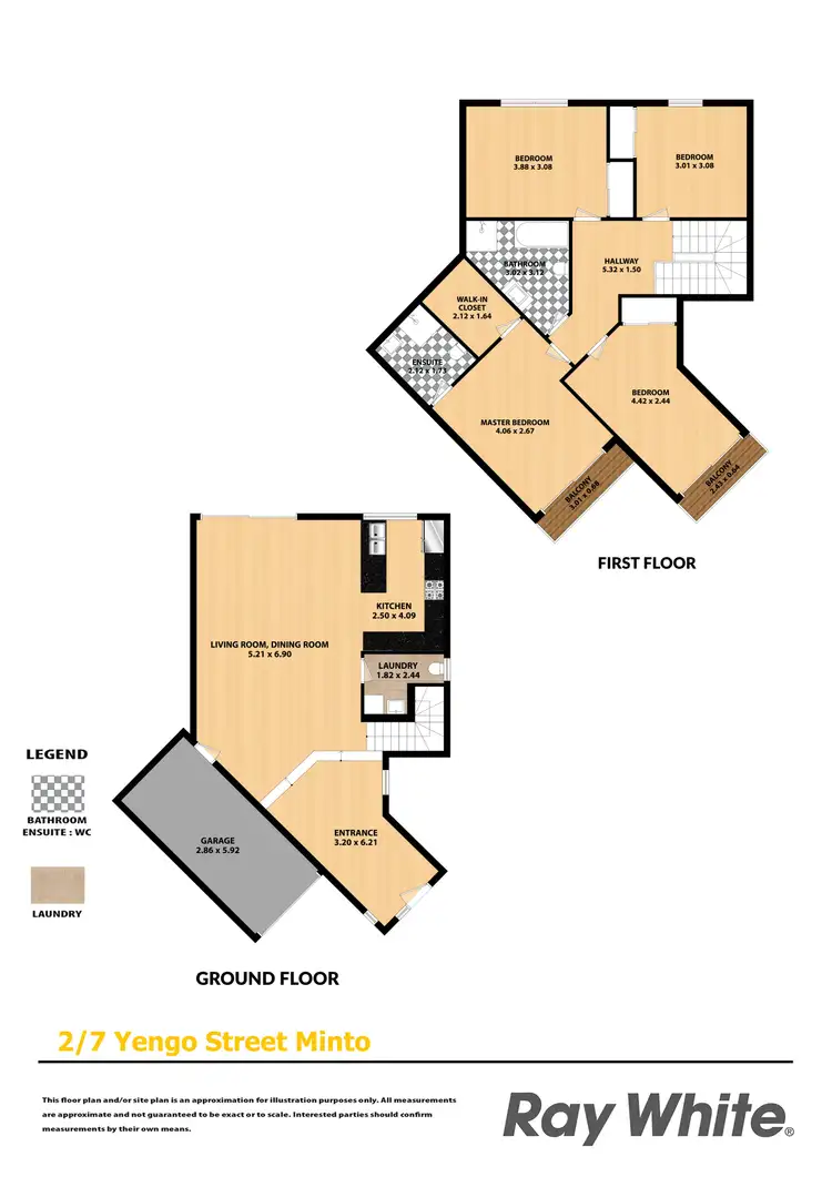 Floorplan of Homely house listing, 2/7 Yengo Street, Minto NSW 2566