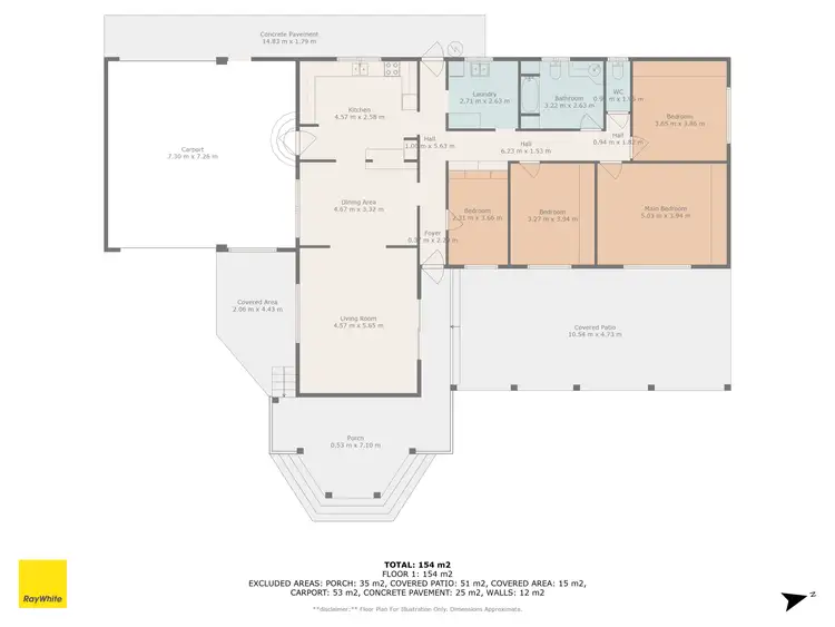 Floorplan of Homely rural property listing, 133 Bullock Paddock Road, Macknade QLD 4850