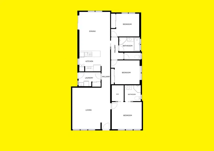 Floorplan of Homely house listing, 9 Walnut Court, Mildura VIC 3500