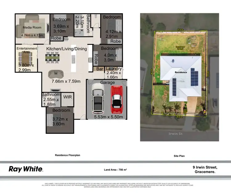 Floorplan of Homely house listing, 9 Irwin Street, Gracemere QLD 4702