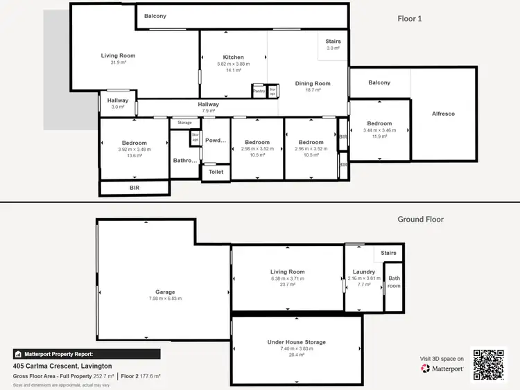 Floorplan of Homely house listing, 405 Carlma Crescent, Lavington NSW 2641