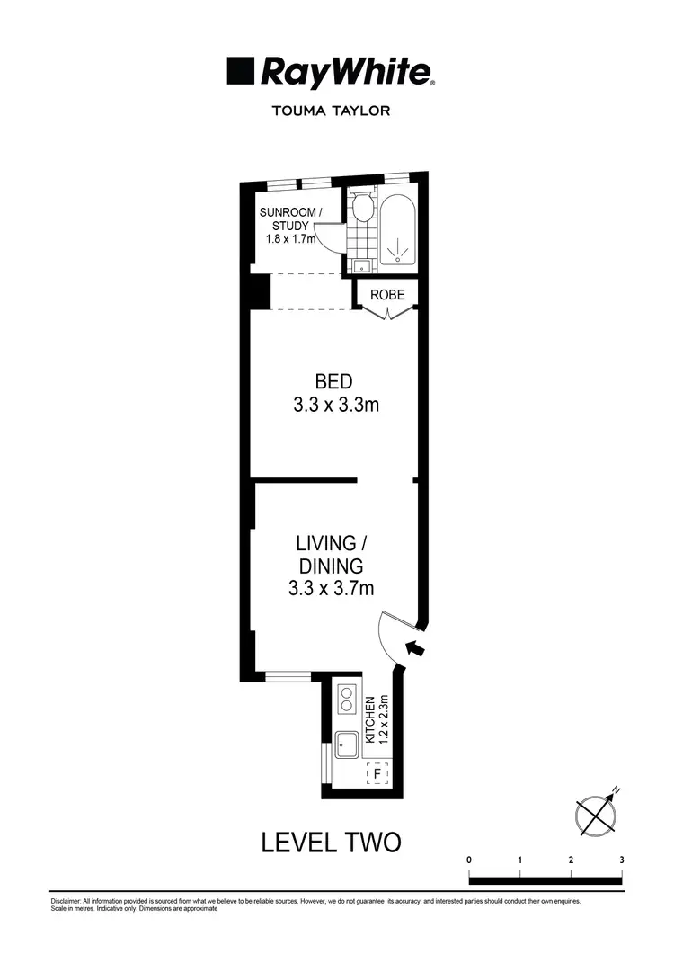 Floorplan of Homely apartment listing, 12/31-33 Elizabeth Bay Road, Elizabeth Bay NSW 2011