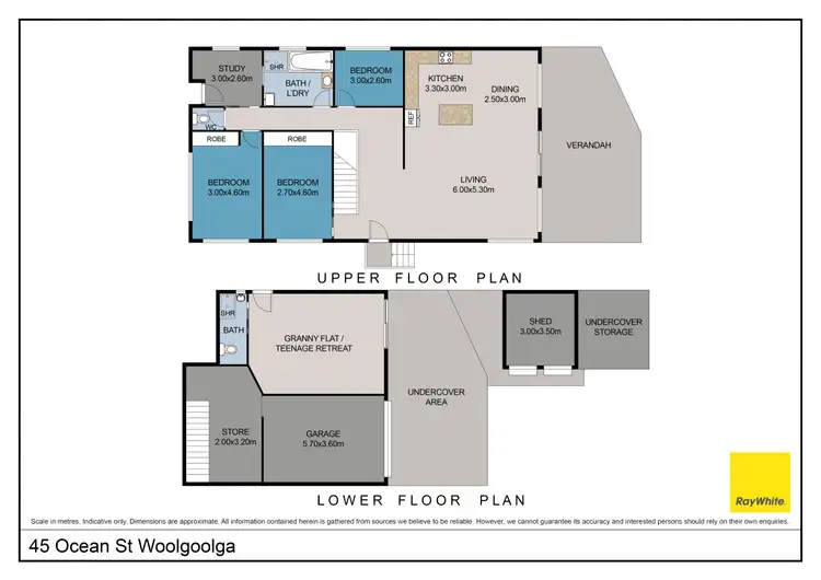 Floorplan of Homely house listing, 45 Ocean Street, Woolgoolga NSW 2456