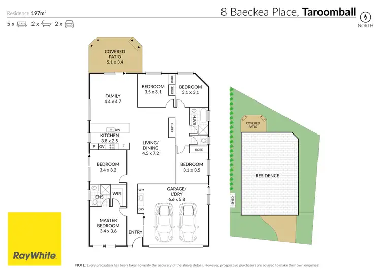 Floorplan of Homely house listing, 8 Baeckea Place, Taroomball QLD 4703