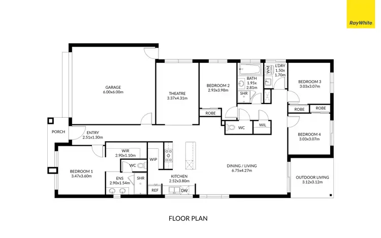 Floorplan of Homely house listing, 14 Kabiri Terrace, St Leonards VIC 3223