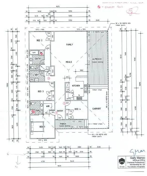 Floorplan of Homely house listing, 4 Tarragona Loop, Cervantes WA 6511
