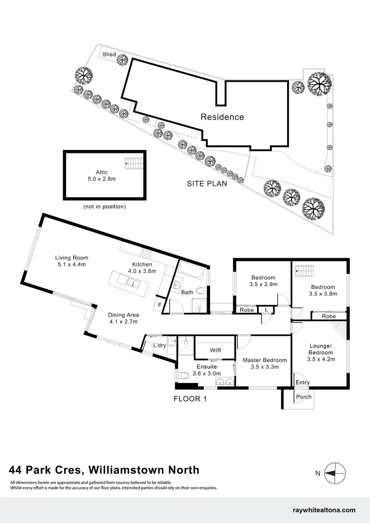 Floorplan of Homely house listing, 44 Park Crescent, Williamstown North VIC 3016