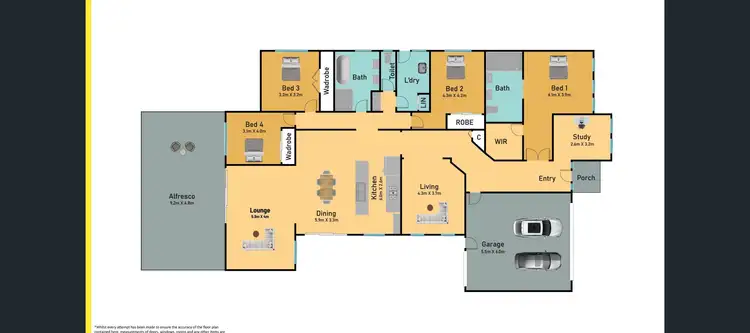 Floorplan of Homely house listing, 51 Damask Drive, Tarneit VIC 3029