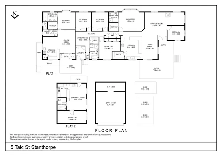Floorplan of Homely house listing, 5 Talc Street, Stanthorpe QLD 4380