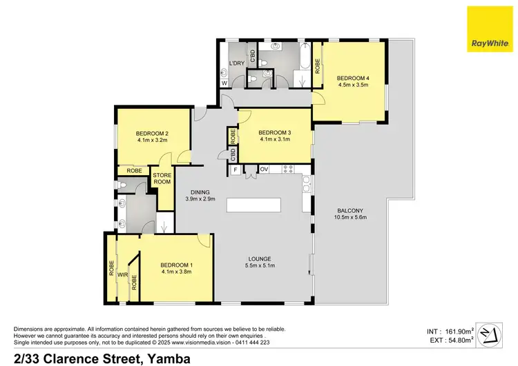 Floorplan of Homely apartment listing, 2/33 Clarence Street, Yamba NSW 2464