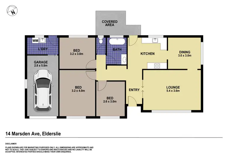 Floorplan of Homely house listing, 14 Marsden Avenue, Elderslie NSW 2570