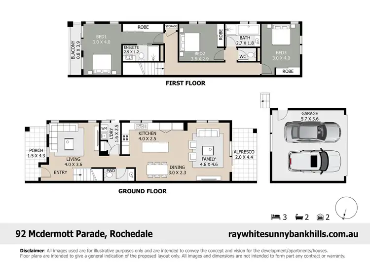 Floorplan of Homely house listing, 92 Mcdermott Parade, Rochedale QLD 4123