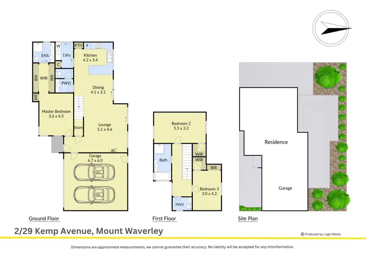 Floorplan of Homely townhouse listing, 2/29 Kemp Avenue, Mount Waverley VIC 3149