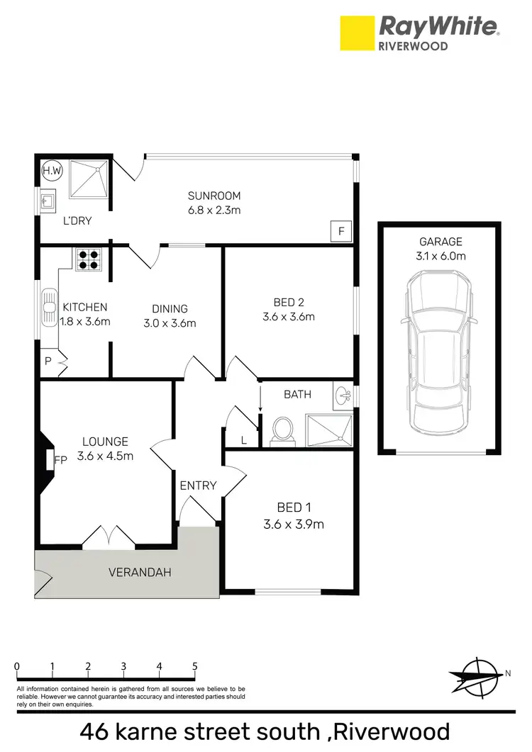 Floorplan of Homely house listing, 46 Karne Street South, Riverwood NSW 2210