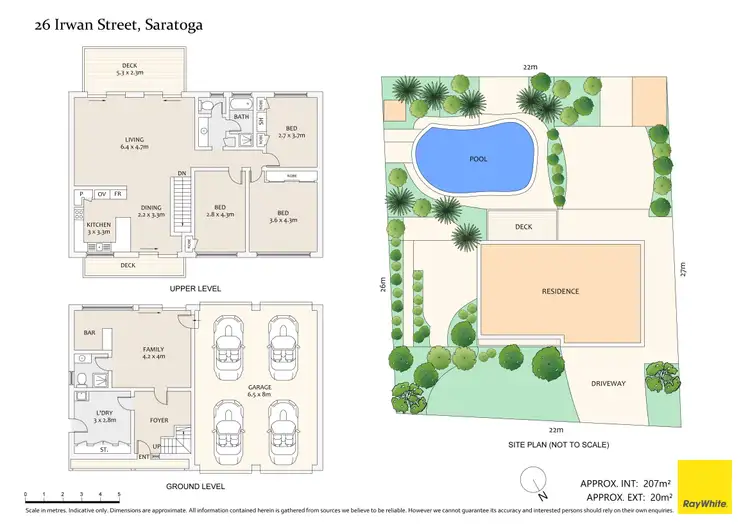 Floorplan of Homely house listing, 26 Irwan Street, Saratoga NSW 2251