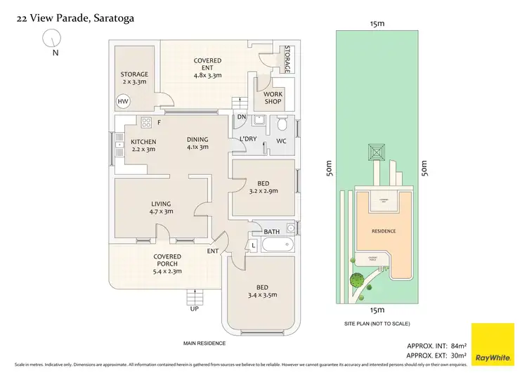 Floorplan of Homely house listing, 22 View Parade, Saratoga NSW 2251