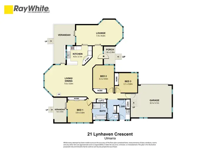 Floorplan of Homely house listing, 21 Lynhaven Crescent, Ulmarra NSW 2462