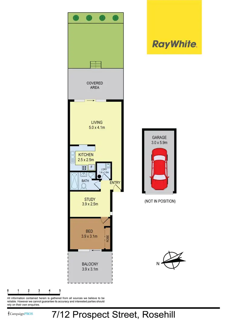 Floorplan of Homely apartment listing, 7/12-16 Prospect Street, Rosehill NSW 2142