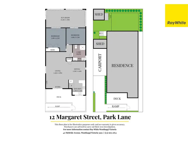 Floorplan of Homely unit listing, 12 Margaret Street, Wonthaggi VIC 3995