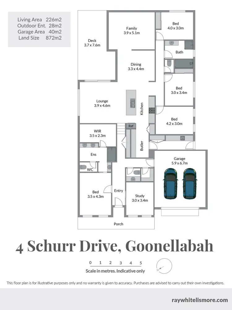 Floorplan of Homely house listing, 4 Schurr Drive, Goonellabah NSW 2480