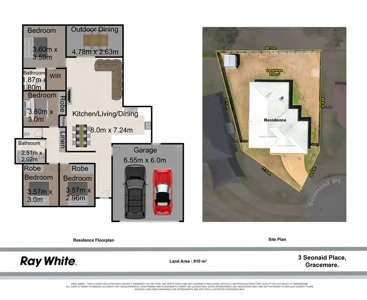 Floorplan of Homely house listing, 3 Seonaid Place, Gracemere QLD 4702