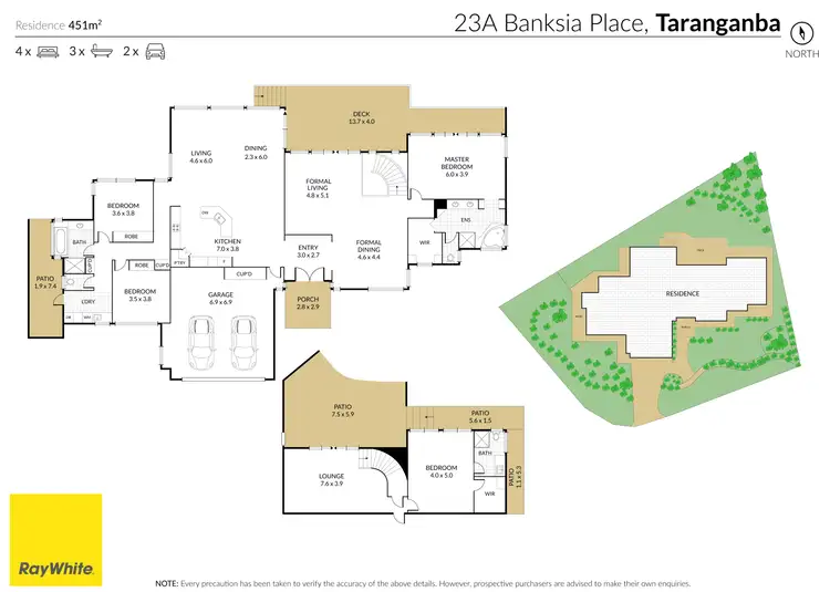 Floorplan of Homely house listing, 23A Banksia Place, Taranganba QLD 4703