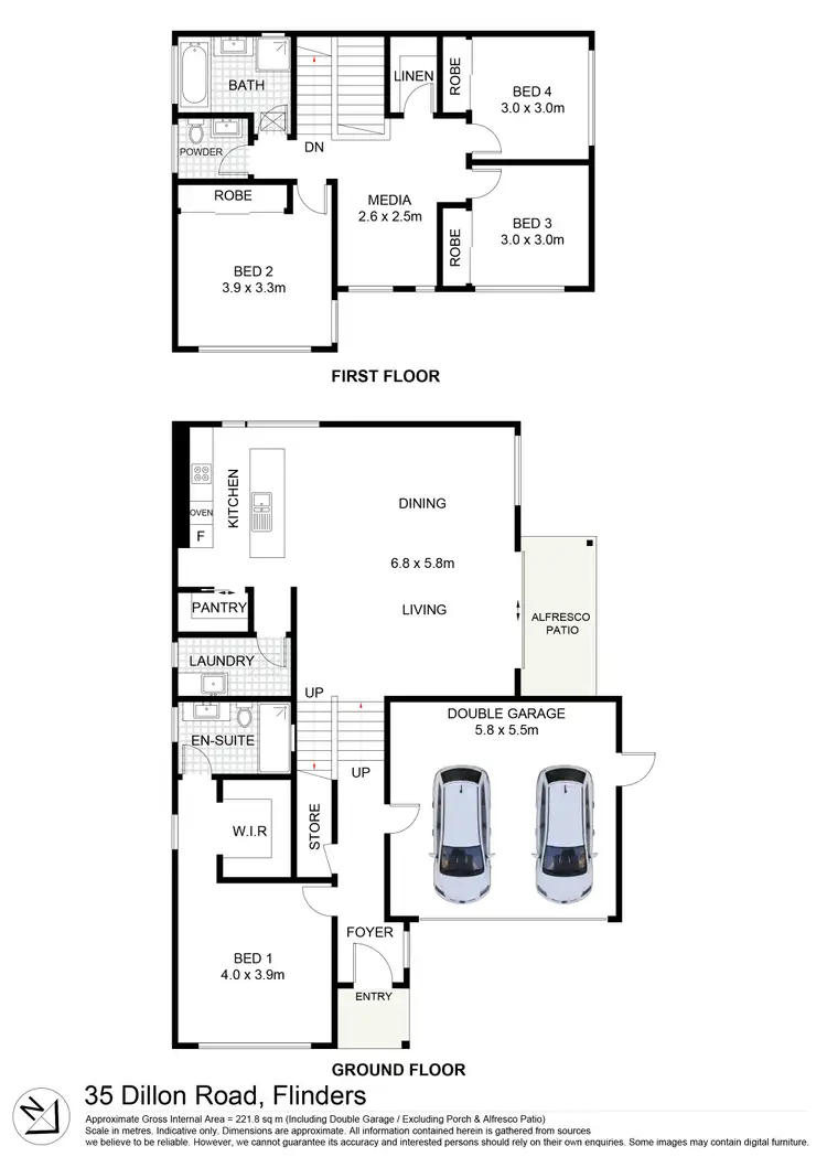 Floorplan of Homely house listing, 35 Dillon Road, Flinders NSW 2529