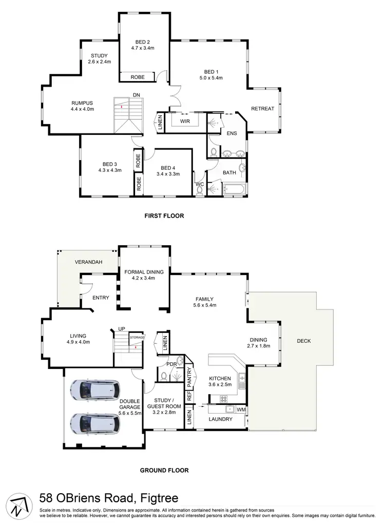 Floorplan of Homely house listing, 58 O'Briens Road, Figtree NSW 2525