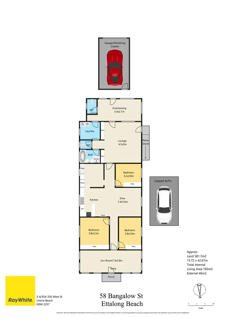 Floorplan of Homely house listing, 58 Bangalow Street, Ettalong Beach NSW 2257