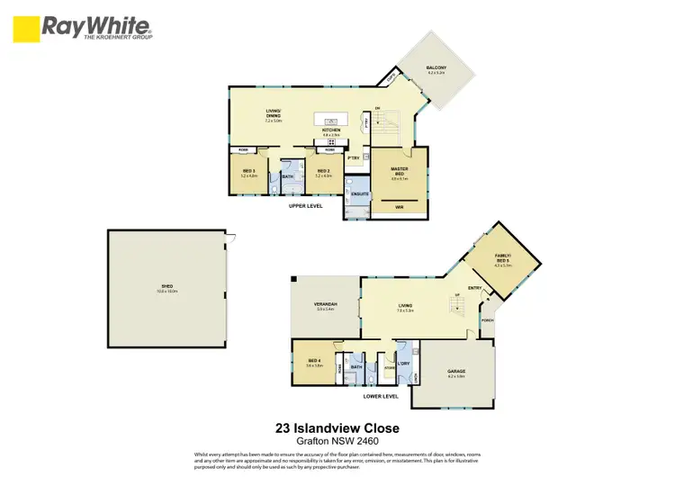 Floorplan of Homely house listing, 23 Islandview Close, Grafton NSW 2460