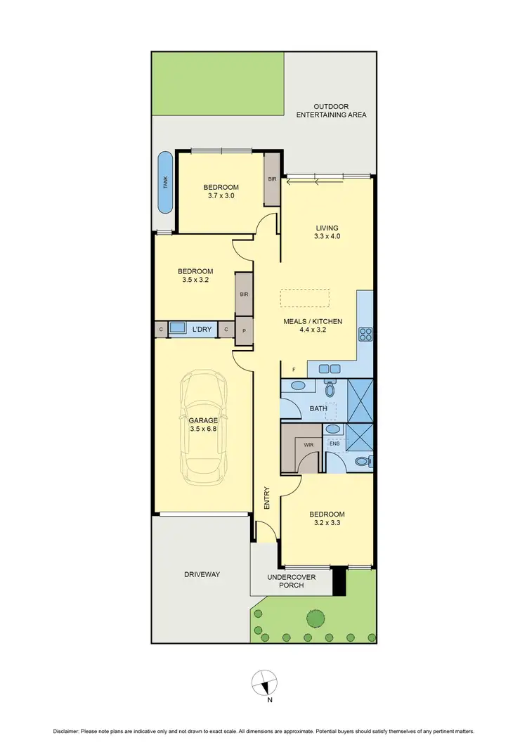 Floorplan of Homely house listing, 6 Chartreuse Street, Greenvale VIC 3059