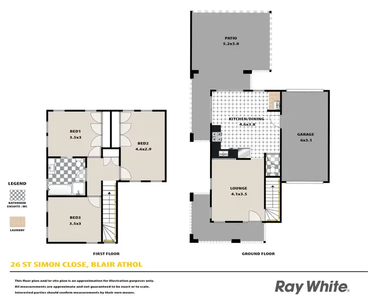 Floorplan of Homely house listing, 26 St Simon Close, Blair Athol NSW 2560