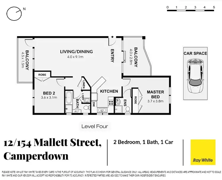 Floorplan of Homely apartment listing, 12/154 Mallett Street, Camperdown NSW 2050