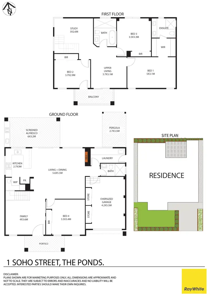 Floorplan of Homely house listing, 1 Soho Street, The Ponds NSW 2769