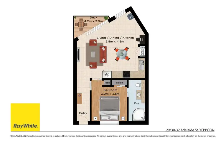 Floorplan of Homely apartment listing, 29/30-32 Adelaide Street, Yeppoon QLD 4703